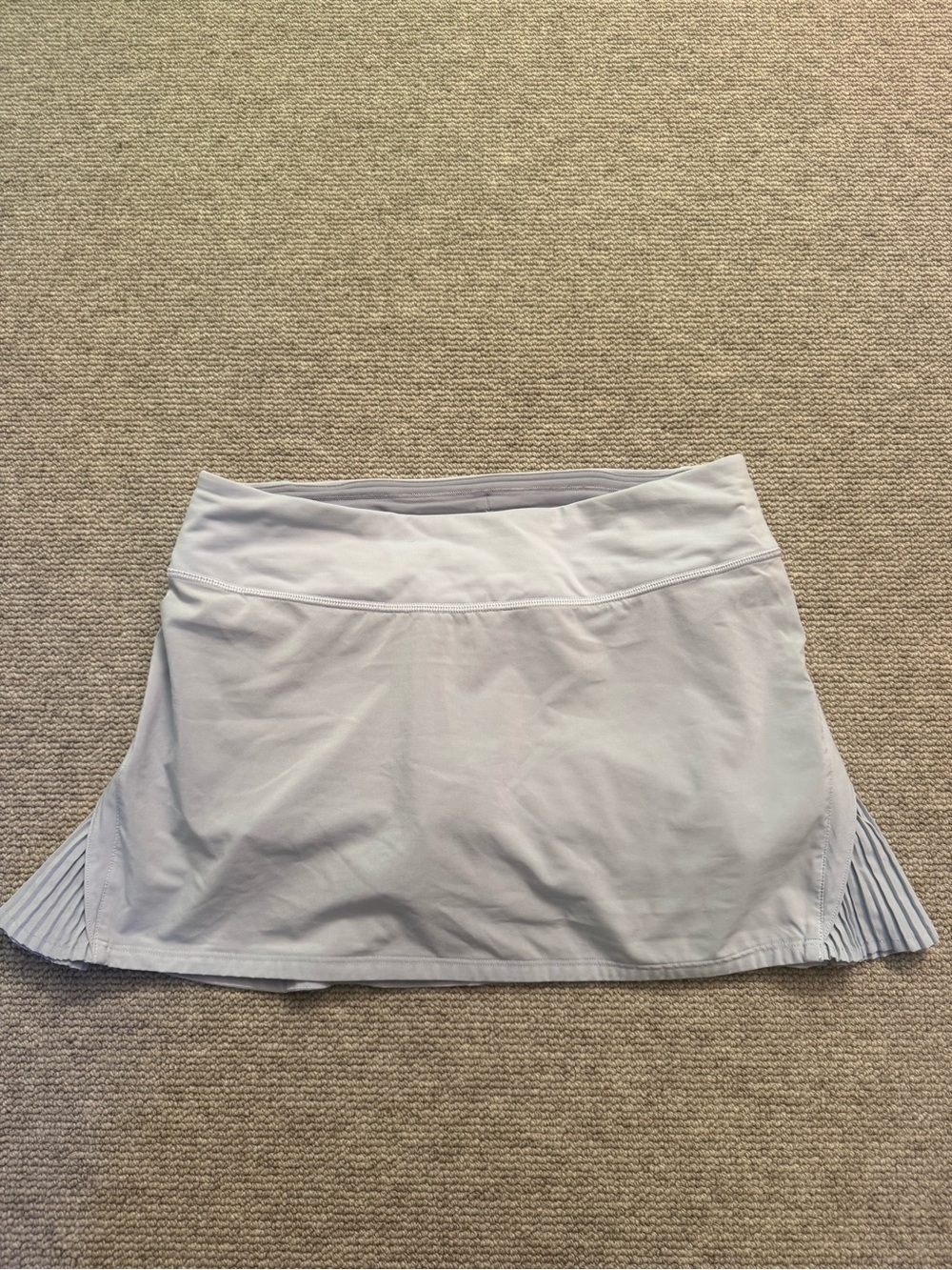 Lululemon Purple Tennis Skirt with Pleated Side Panels